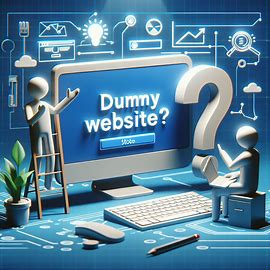 how to make a dummy website